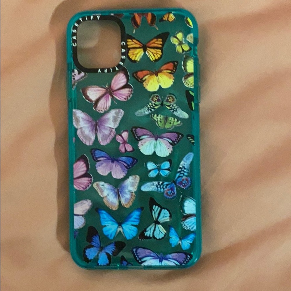 Casetify green butterfly case IPhone 11 Pro Max